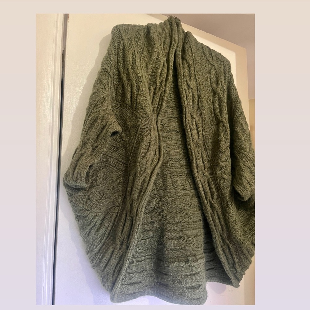 Olive Shrug Sweater